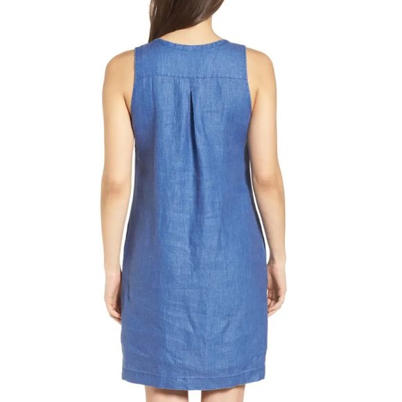 NWT TOMMY BAHAMA Sea Glass Linen Shift Dress XS/TP - Picture 2 of 16